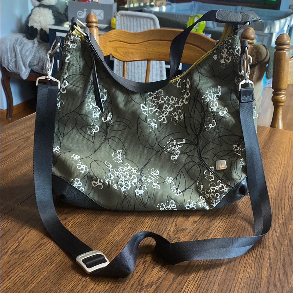 Haiku Floral Green Shoulder and crossbody Bag